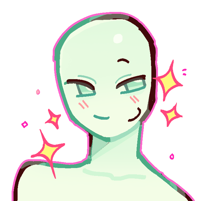 blinking eye ych